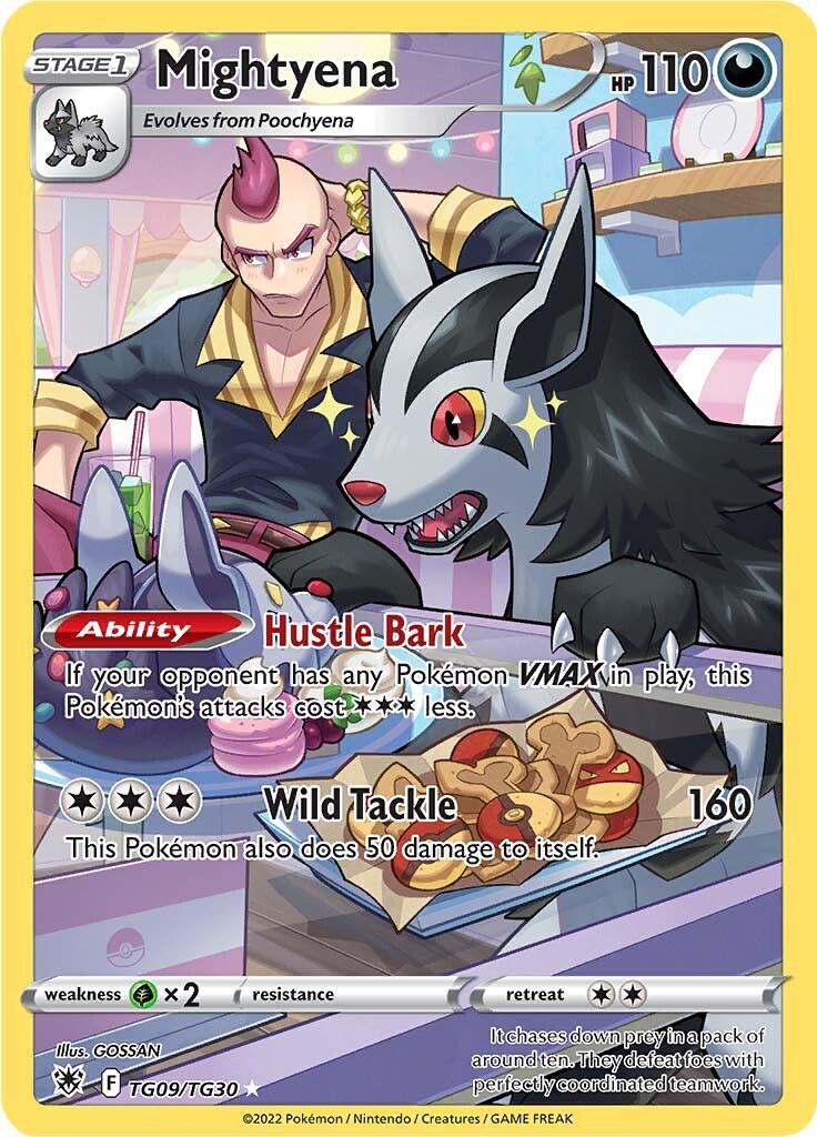 Astral Radiance Mightyena Pokémon card